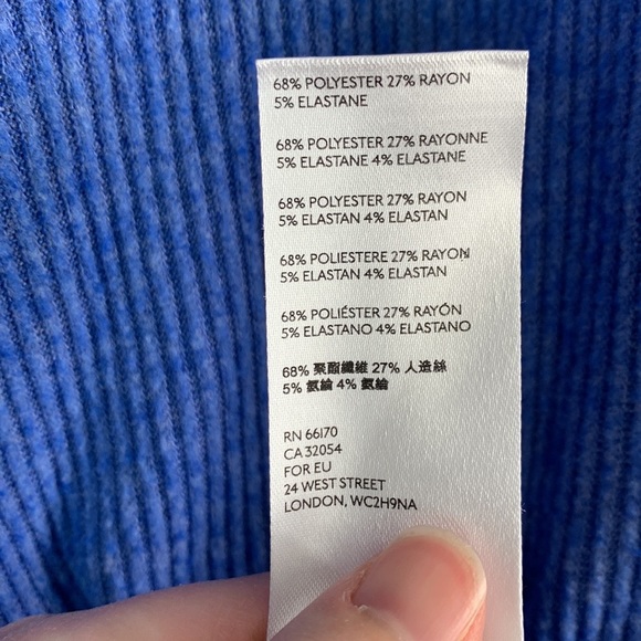 Free people main squeeze blue Hacci sweater sz xs - Picture 3 of 8